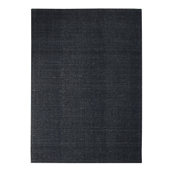 Nude - Alfombra de lana y algodón azul gris 160x230