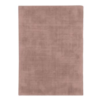 Santal - Tapis aspect velours rose nude 120x170