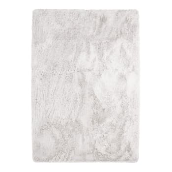 Neo - Tapis lavable à base fine et souple extra doux blanc 225x340
