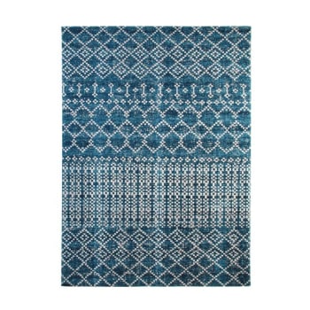 Brocante - Tapis pour intérieur-extérieur motifs berbères bleu 160x230
