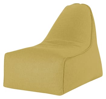 Sitting point - Fauteuil d'intérieur aspect feutre moutarde