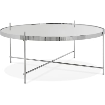 Espejo - Table basse Verre Argent