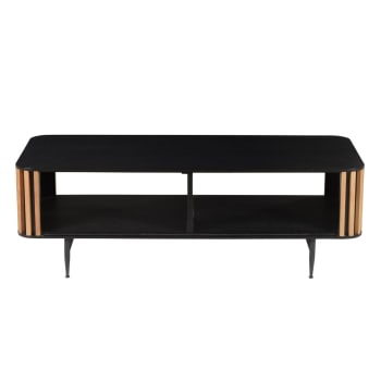 Linea - Table basse rectangulaire 120 cm plaqué chêne