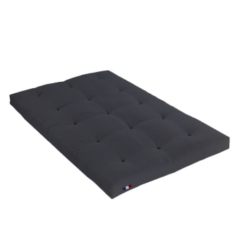 Futon latex - Matelas futon latex gris Anthracite 140x190