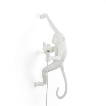 MONKEY - Applique singe accroché droite H76,5cm