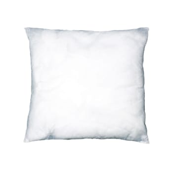Coussin de garnissage en coloris blanc polyester blanc 45x45 cm