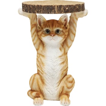 Animal - Beistelltisch mit Katzen-Figur als Tischfuß