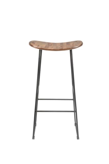 Chaise De Bar Henrik Vert Kaki 65 Cm (lot De 2