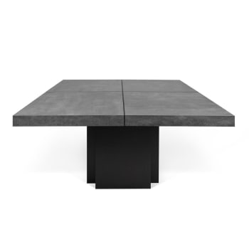 Dusk - Table béton et noir L150