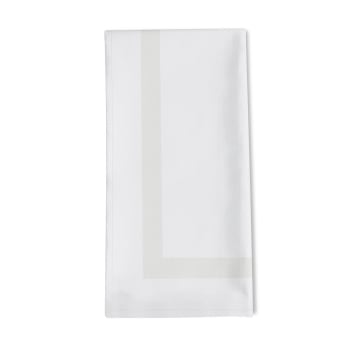 ENEA - Serviette de table blanc 45x45