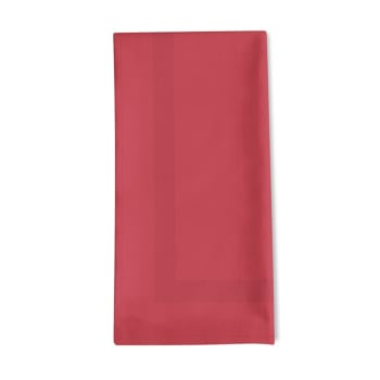 ENEA - Serviette de table coton Rouge 45x45 cm