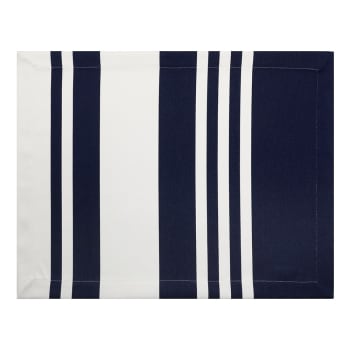 PAMPELUNE - Set de table coton Bleu 41x52 cm