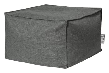 Sitting point - Pouf d'intérieur en tissu gris