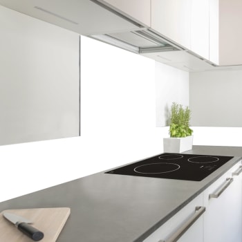 TOTAL WHITE - Panel de pared - salpicadero de cocina l90cm×a70cm