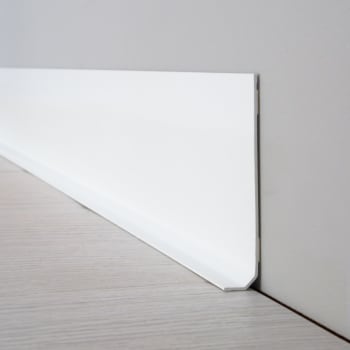 BLANCHE - Plinthe PVC lot de 25 L200xH. 8cm Blanc