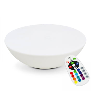 Shine - Table basse LED rechargeable multicolore