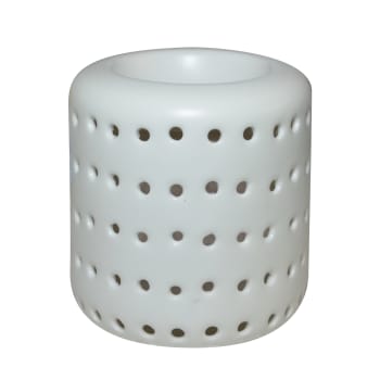 COLISEO - Duftbrenner Keramik Weiß