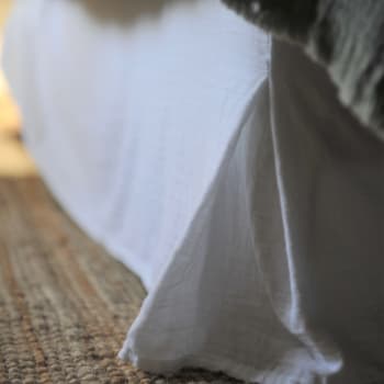 Gaze de coton - Cubresomier gasa de algodón blanco 180 x 200 x 32 cm