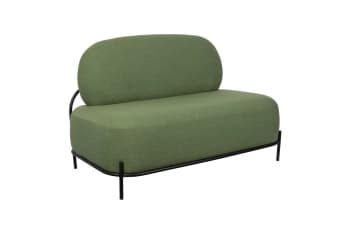 Polly - 2-Sitzer-Sofa aus Stoff, grün