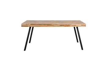 Suri - Table 180x90cm en bois beige