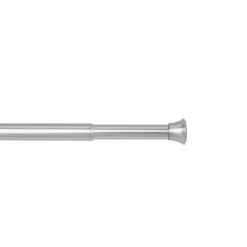 CHROMA - Barre de tension à rideaux ext. 91.4cm à 137cm D22mm nickel