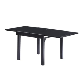 Modulo - Table de jardin en aluminium extensible noir 4/8 pers.