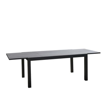 Hplstar - Table de jardin en aluminium extensible 6/10 pers.