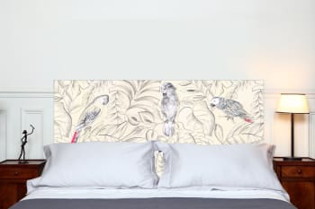Perroquets - Tête de lit sans support en bois 160*70 cm