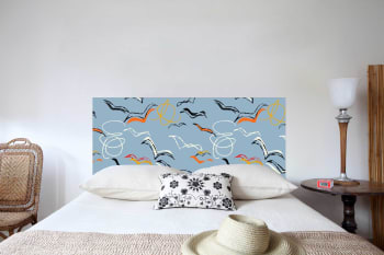 Goélands - Tête de lit sans support en bois 160*70 cm