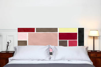 Poudrées rouge - Tête de lit sans support en bois 160*70 cm