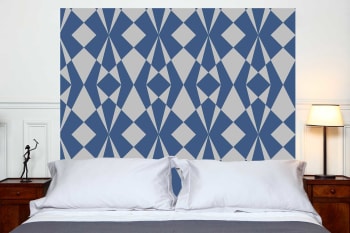 Kaleidoscope - Tête de lit en tissu sans support en bois 160*140 cm