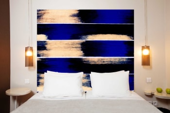 Illusions - Tête de lit en tissu sans support en bois 160*140 cm