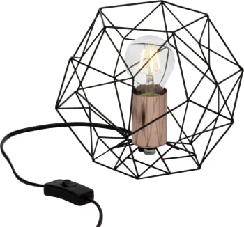SYNERGY - Lampe à poser métal hexagonale D22cm