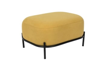 Polly - Sessel aus Stoff, gelb
