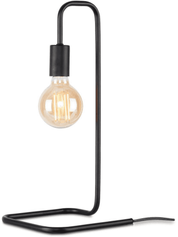 LONDON - Lampe de table en fer noir H45cm