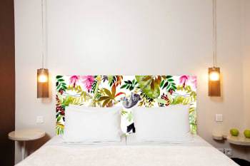 Jungle - Testata del letto in tessuto senza supporto in legno 180 x 70 cm