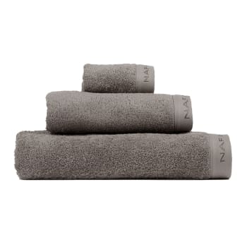 Set de tres toallas de baño (30x50+50x100+70x140) gris