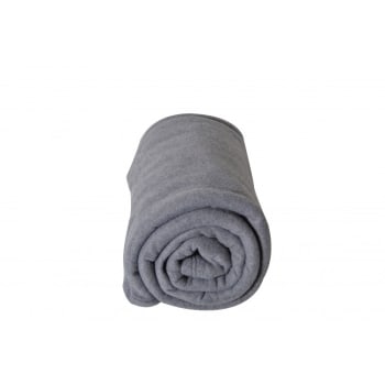 Teddy - Couverture polyester anthracite 260x240 cm