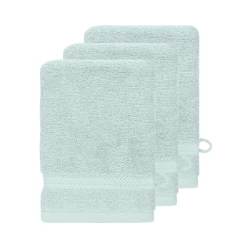 Lot de 2 gants de toilette Douceur Nature – Blanc Cerise