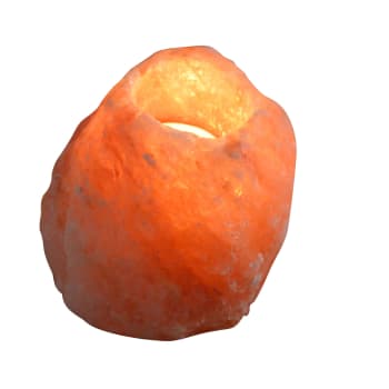 HIMALAYA - Kerzenhalter aus Himalaya-Salzkristall 500g