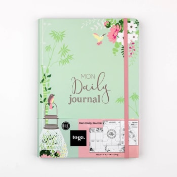 Carnet bullet journal motif floral