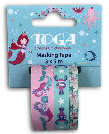 Masking tape motif sirène