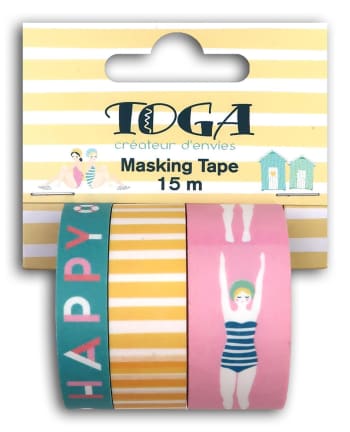 Masking tape motif baigneuses