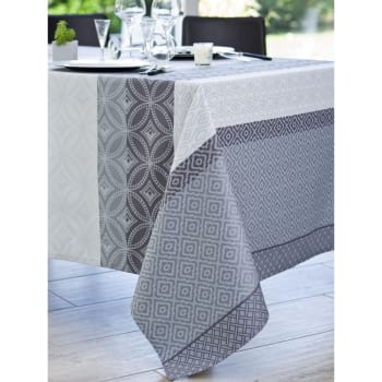LLCUTESHOP Mantel De Mesa Rectangular Texturizado Gris 155 X 400cm