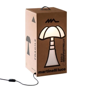 MINI PIPISTRELLO CARTON - Lampe à poser carton Mini Pipistrello H62cm