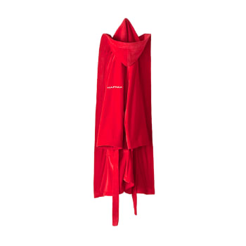 CASUAL P - Peignoir mixte - coton 380 g/m2 rouge S-M