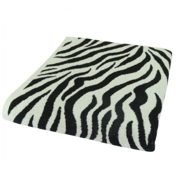 Zebra - Drap de douche en Coton Beige 70x140 cm
