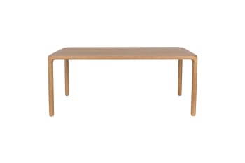 Storm - Table 180x90cm en bois beige