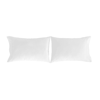PURE TO - 2 taies d'oreiller 50x75 blanc