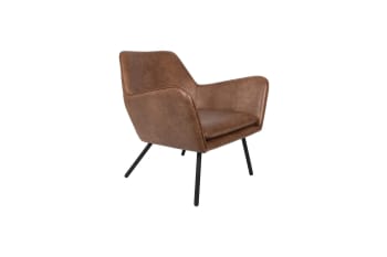 Doulton - Sessel aus Leder, braun